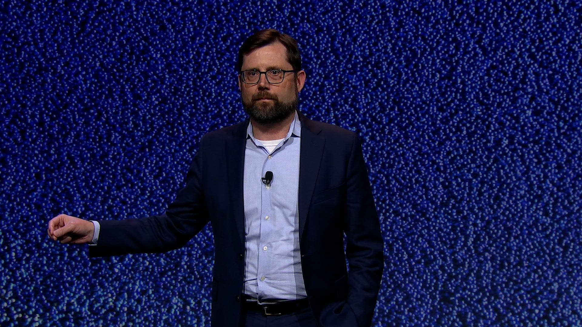 Cisco Devries on set of Demo Day 2023