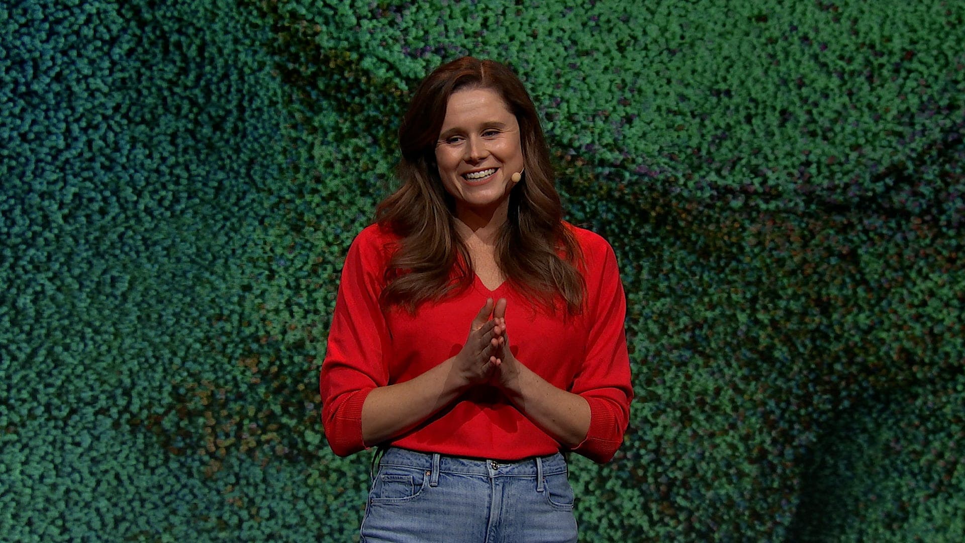 Clementine Jacoby on set of Demo Day 2023