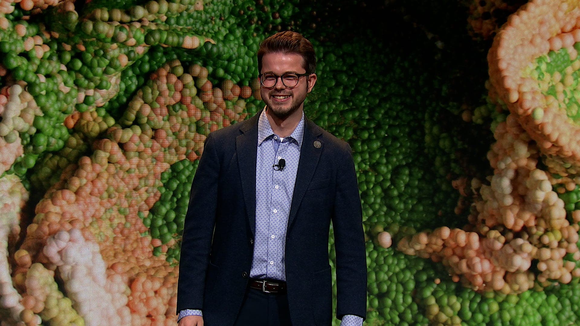 Tim Schnabel on set of Demo Day 2023