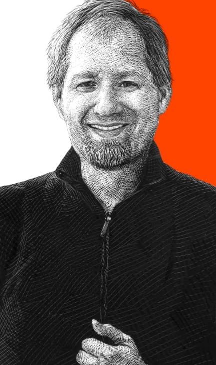 Illustration of Bob Mumgaard