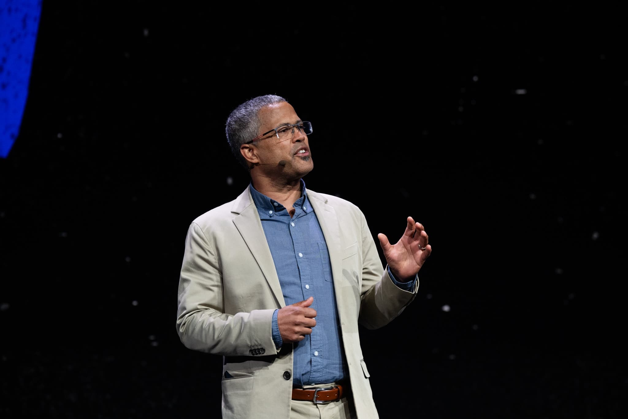 On the Demo Day 2024 Stage - Haile Johnston